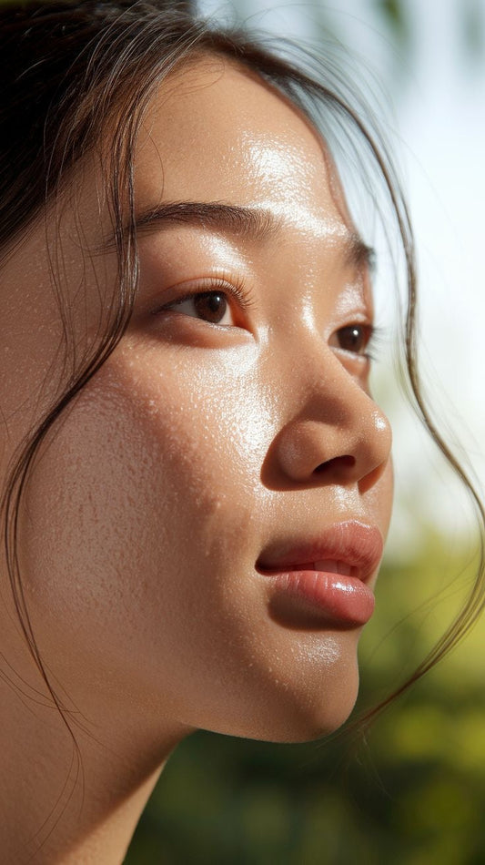Glowing face using plant-based face oils from Armony SkincareGlowing face using plant-based face oils from Armony Skincare