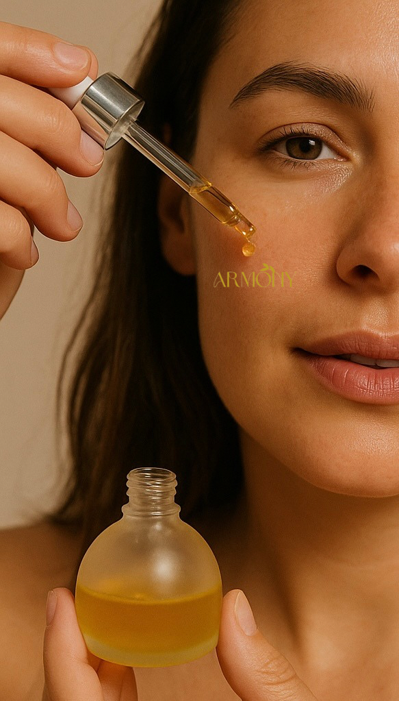 Citrus Glow Elixir by Armony Skincare – plant-based face oil for glowing, dry skin with sweet almond and jojoba oil