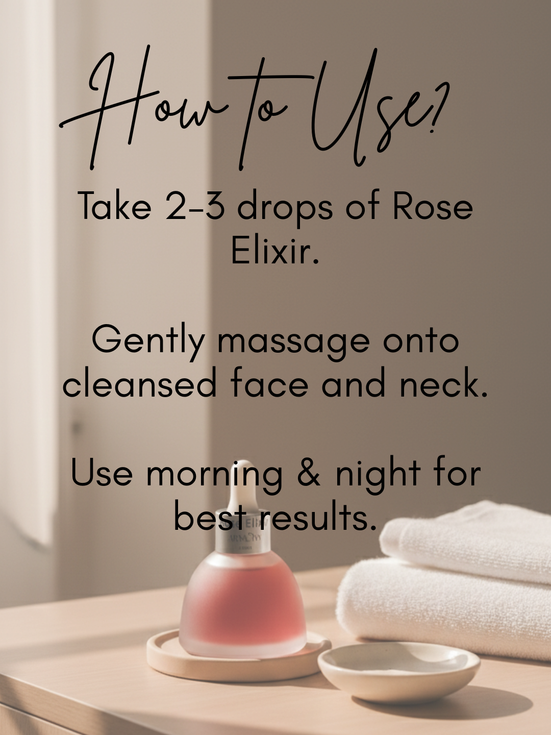 Rose Elixir Lightweight Face Oil for Dry Skin | Brightening & Barrier-Repair Oil